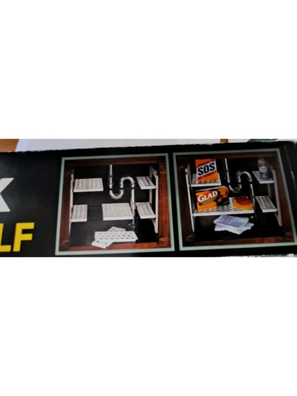 Made Smart Under Sink Storage Shelf Expandable Open Box